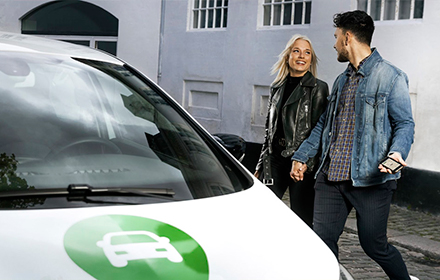 33% rabat på en times kørsel i en GreenMobility elbil